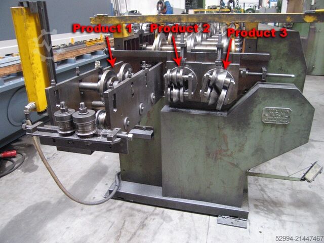 Decoiling + / or Roll forminglines MGM + Colombo Roll forming Punch line