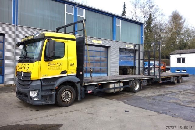 LKW mit Pritsche (offen) MERCEDES-BENZ 1840L + Anhänger