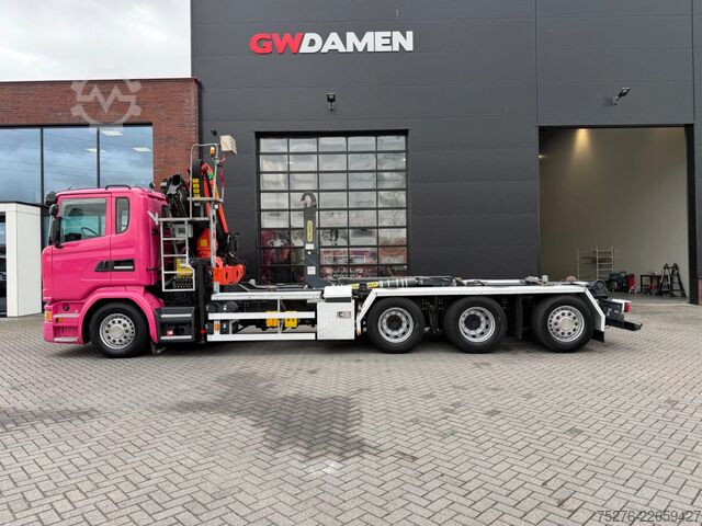 Hakenarmsystem Scania G410 8x4 Haaksysteem / kraan Euro 6 Retarder