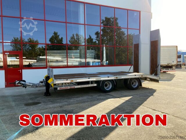 Low loader trailer Möslein TT 21-6,5  21 t Tandemtieflader, Luftgefedert, NEU