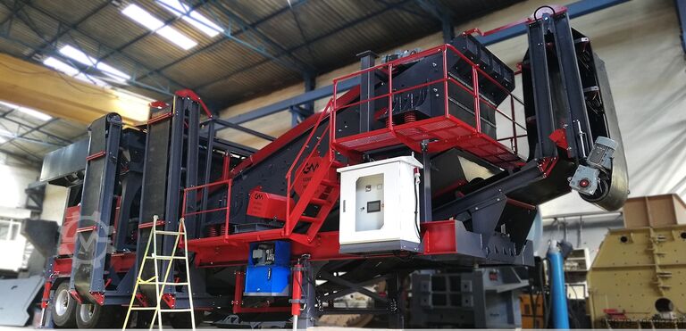 Zerkleinerungsanlage Vibrating Screen ME 1650 Mobile Screening Plant