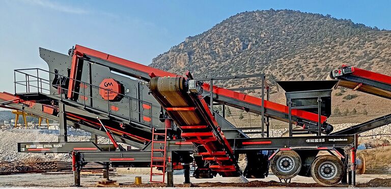 Zerkleinerungsanlage Vibrating Screen ME 1650 Mobile Screening Plant