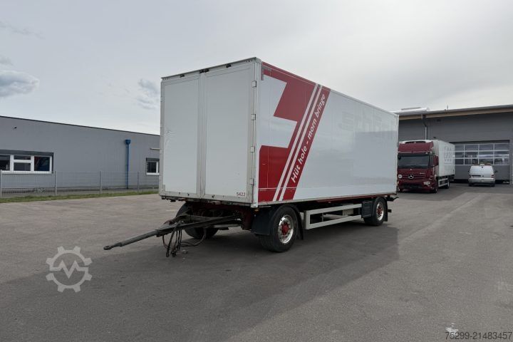 Box trailer Krone AZ Koffer mit HB / Swiss-Vehicle
