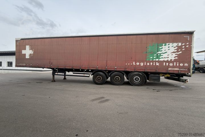 Open semitrailer with tarp Schwarzmüller SPA 3/E Plane / Swiss-Vehicle