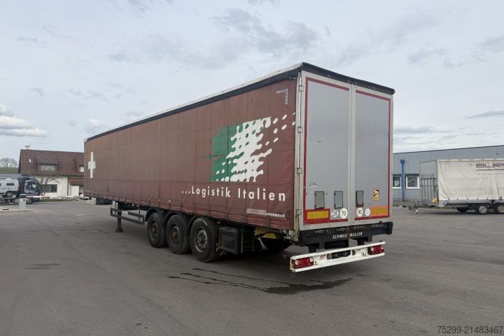 Open semitrailer with tarp Schwarzmüller SPA 3/E Plane / Swiss-Vehicle