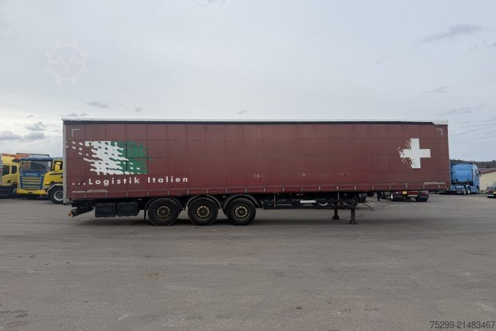 Open semitrailer with tarp Schwarzmüller SPA 3/E Plane / Swiss-Vehicle