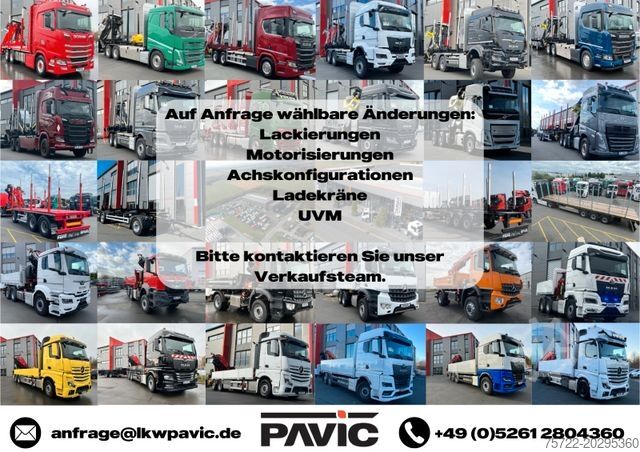 Truck chassis IVECO X-WAY 570 BL Fahrgestell Holz Sofort Verfügbar