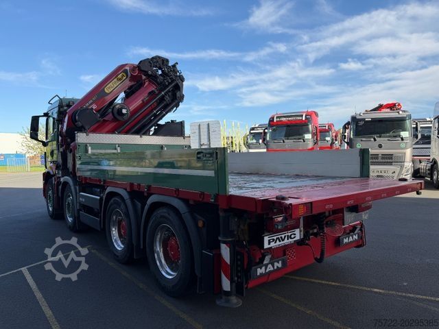 Truck mounted crane MAN TGS 41.510 8x4 mit Palfinger 58002 Kompl. Zug