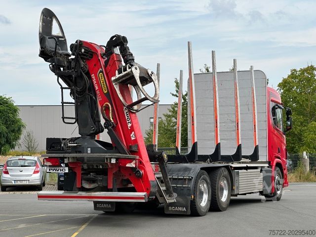 Holztransporter LKW SCANIA R580 6x4 Kurzholz Epsilon M12Z