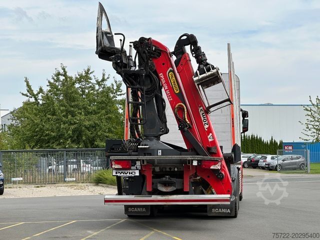 Holztransporter LKW SCANIA R580 6x4 Kurzholz Epsilon M12Z