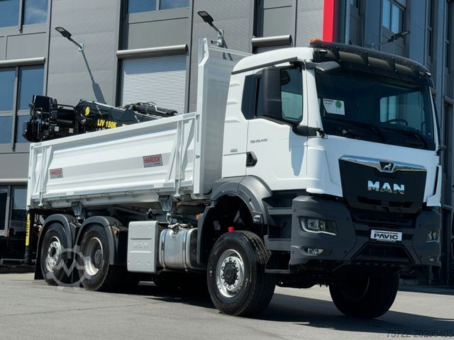 Sonstige MAN TGS 28.440 6x4-4 2-Seitenkipper Recycling Kran