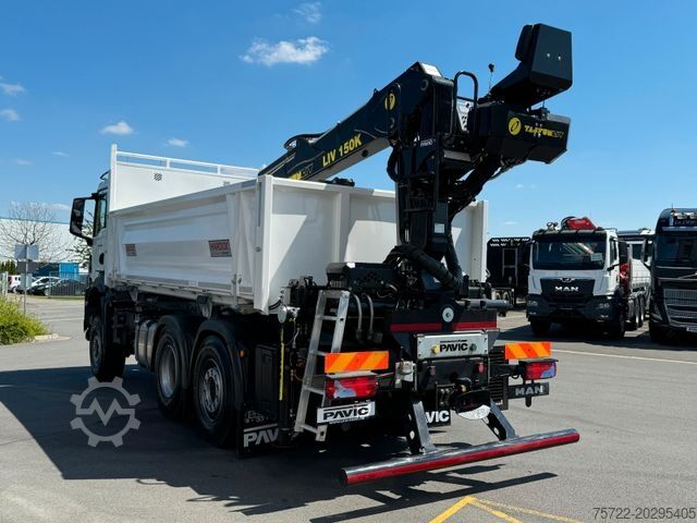 Sonstige MAN TGS 28.440 6x4-4 2-Seitenkipper Recycling Kran