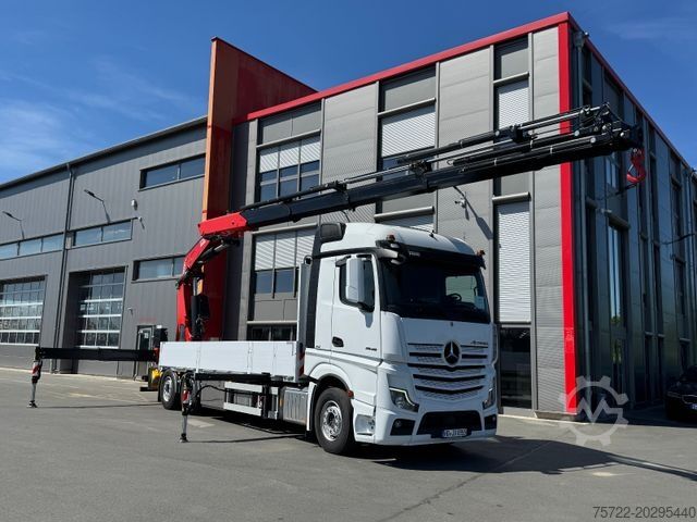 Autokran MERCEDES-BENZ ACTROS 2548/CONTAINERPRITSCHE/KRAN FASSI F545