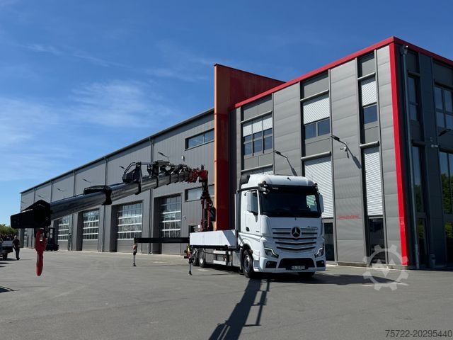 Autokran MERCEDES-BENZ ACTROS 2548/CONTAINERPRITSCHE/KRAN FASSI F545