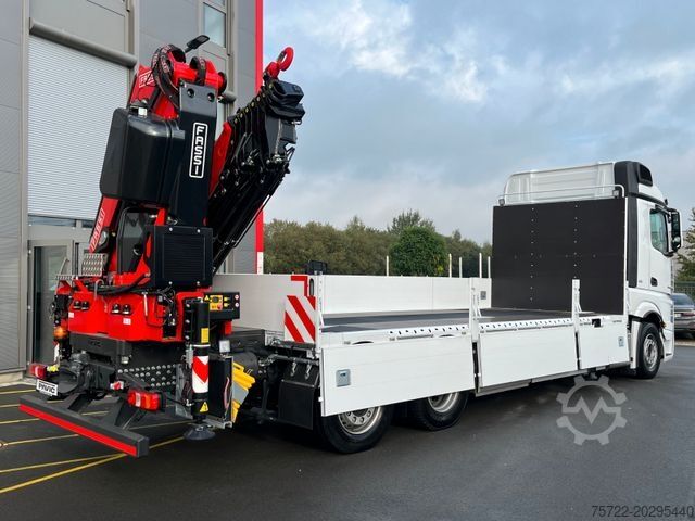 Autokran MERCEDES-BENZ ACTROS 2548/CONTAINERPRITSCHE/KRAN FASSI F545