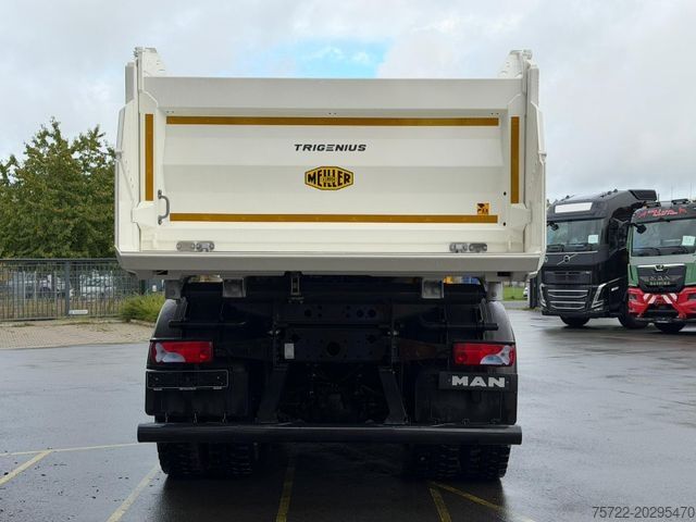 Three-sided tipper truck MAN TGS 41.480 8x4 BB mit Meiller 3-Seitenkipper