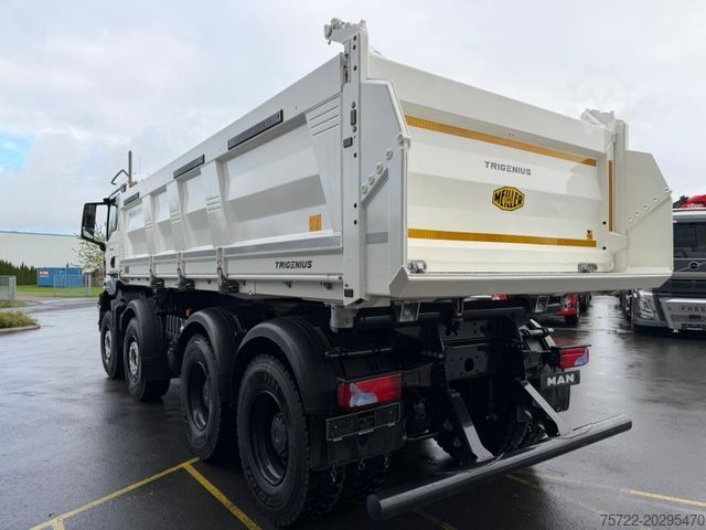 Three-sided tipper truck MAN TGS 41.480 8x4 BB mit Meiller 3-Seitenkipper