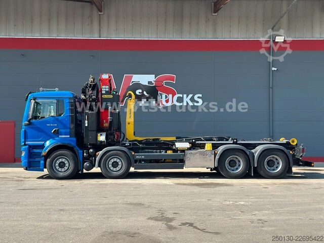 Abrollkipper MAN TGS 35.430 8x4 BL Palfinger PHT20 & PK37.002Tec7