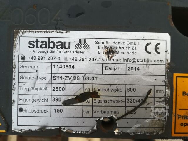 Zinkenverstellgerät Stabau S11-ZV 25TG-01