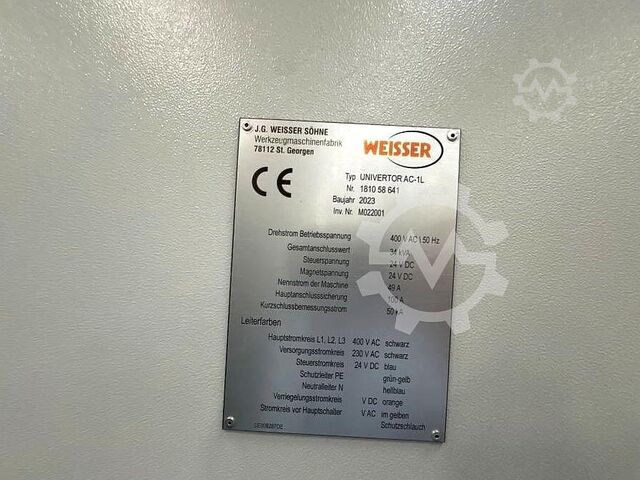 CNC lathe WEISSER Univertor 8C