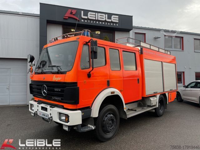 Saugwagen MERCEDES-BENZ 1224 4x4*TLF16/25*Doka*Ziegler Pumpe*Feuerwehr*