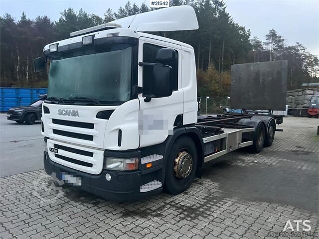 Chassis cab Scania P420 6x2 chassis w/ lift repair object