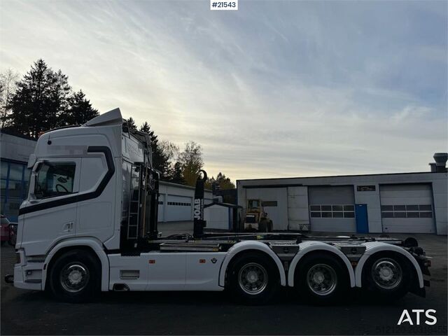 Hook arm system Scania R660 8x4 Hooklift WATCH VIDEO