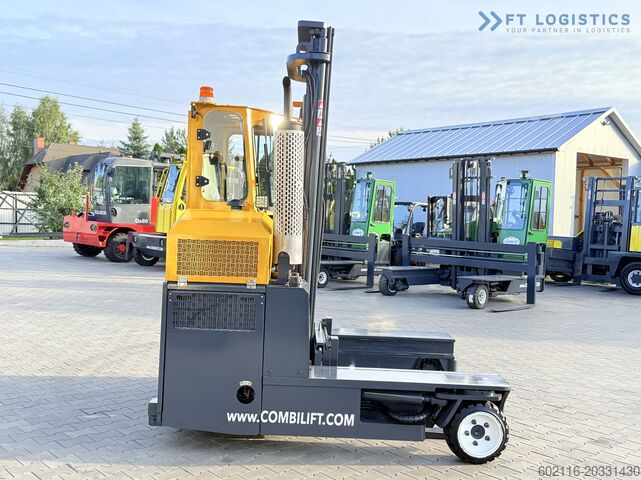 Four-way forklift Combilift C3000 GAS DUPLEX 4500 FREE LIFT CABIN