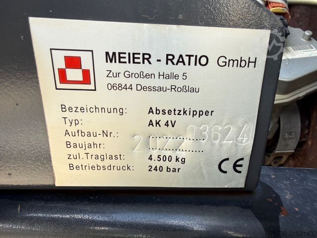 Transporter mit Kipper FUSO Canter 7C18 Absetzkipper VERBREITERBAR/Klima