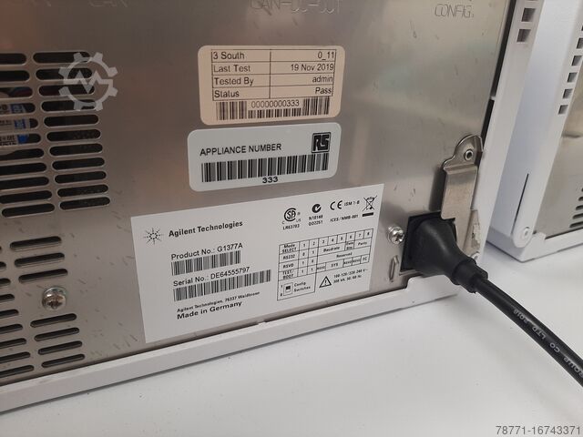 Mass Spectrometer Agilent 6510 System