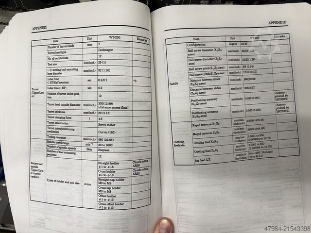 CNC-Drehmaschine Nakamura-Tome WT-250
