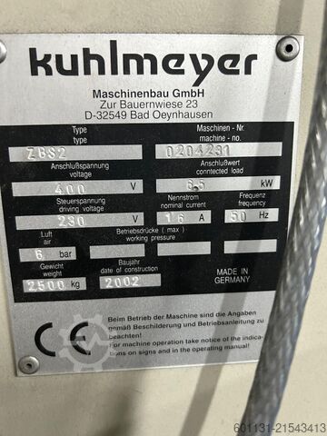 Belt grinding machine Kuhlmeyer ZBS2