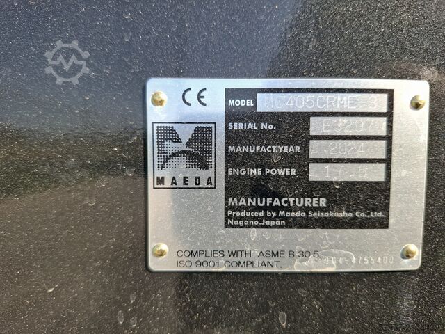 Raupenkran Maeda MC405C-3 Spider Crane | 2024 | 121h