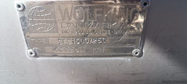 Fleischverarbeitungsmaschine WOLFKING SFG 1500/250