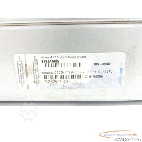 Komponente Siemens Simatic IPC627C / 6ES7647-6CB00-1AA0 Industrielles Box-PC SN SVPC7851972