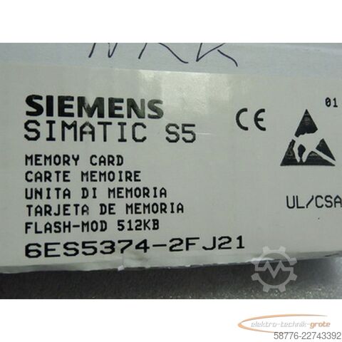 Komponente Siemens Simatic S5 Memory Card 6ES5374-2FJ21