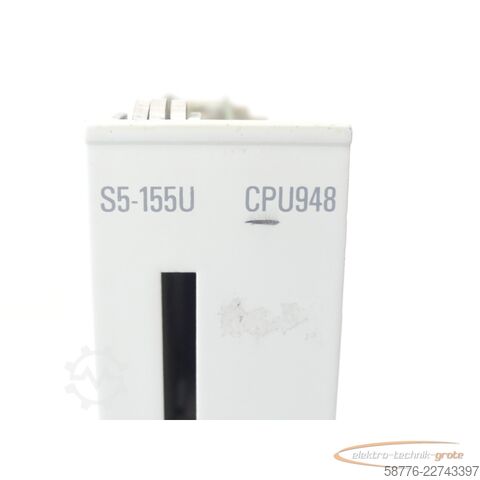 Komponente Siemens Simatic S5-155U 6ES5948-3UA22 CPU948 Version 1 SN 73755