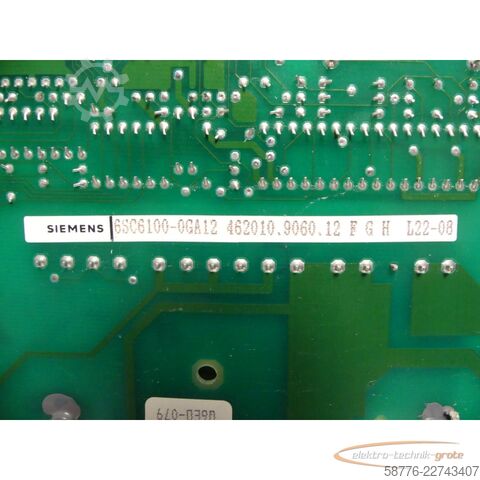 Komponente Siemens SIMODRIVE 610/210 VSA FBG 6SC6100-0GA12 Stromversorgung --