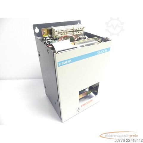 Komponente Siemens SIMOREG 6RA2418-1FV62 K - Stromrichtergerät SN: 0101030A4PM001