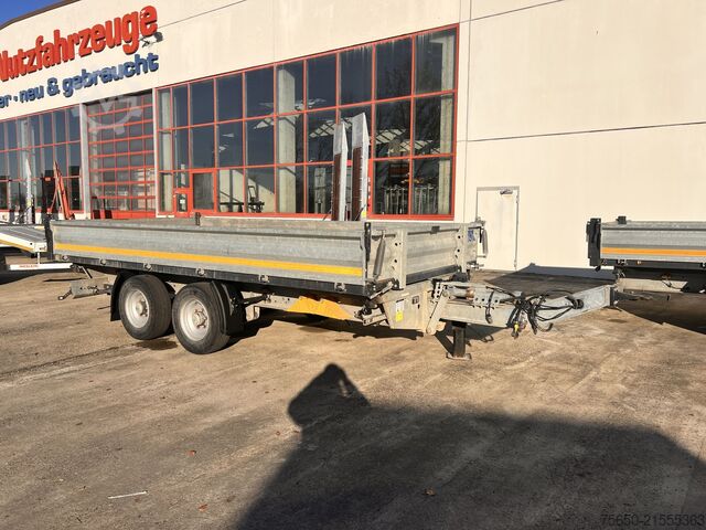 Kippanhänger Möslein TDS 13 Schwebheim  13 t Tandemkipper- Tieflader