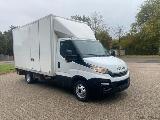 Box van IVECO Daily 35C14 Hi-Matic Koffer mit Ladebordwand