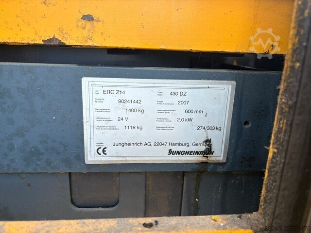 VS-23146 Elektrischer Triplex-Stapler Jungheinrich ERC Z14 JUNGHEINRICH ERC Z14
