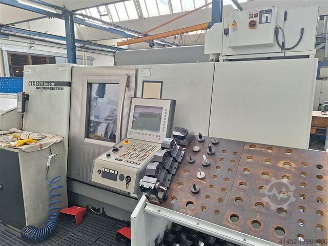 CNC Drehmaschine - Schrägbettmaschine GILDEMEISTER CTX 420 linear