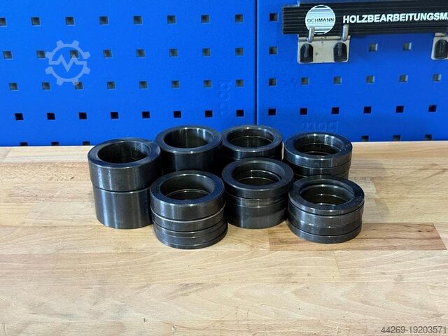 Lot of milling mandrel intermediate rings 50 mm Unbekannter Hersteller