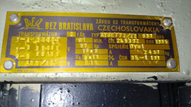 Transformator BEZ Bratislava ATSE 772/22