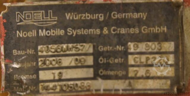 Seilwinde Noell Mobile Systems 20 ton