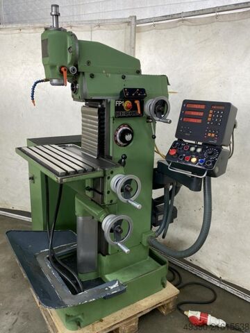 Univ. Werkzeugfräsmaschine mit Aktiv-Digitalanzeige, Universal Fräsmaschine, Bohr- Fräsmaschine DECKEL FP 1 - AktivDigital