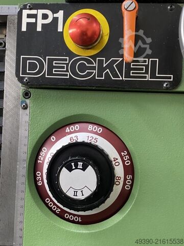 Univ. Werkzeugfräsmaschine mit Aktiv-Digitalanzeige, Universal Fräsmaschine, Bohr- Fräsmaschine DECKEL FP 1 - AktivDigital