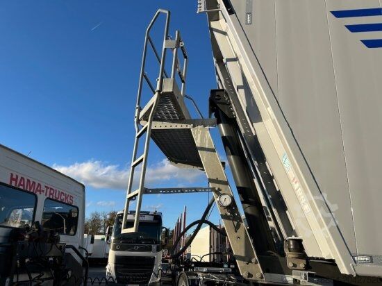 Tipper semitrailer KEMPF SKM AK 39 ALU-KASTENMULDE 55M³ ROLLPLANE