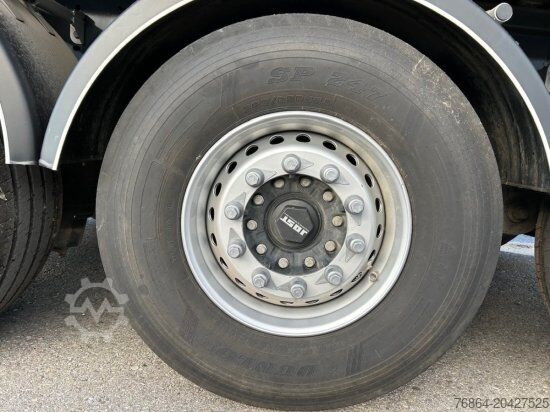 Tipper semitrailer KEMPF SKM AK 39 ALU-KASTENMULDE 55M³ ROLLPLANE